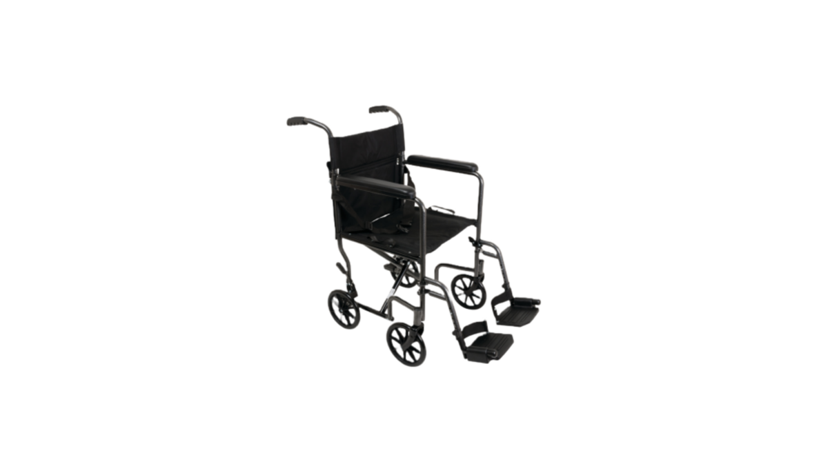 Probasics steel transport chair 19 x 16 seat